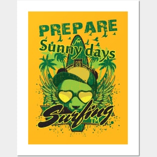 SunnyDay-Surfing Posters and Art